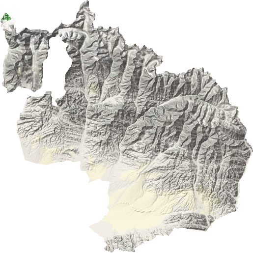 阿克苏乡地形图