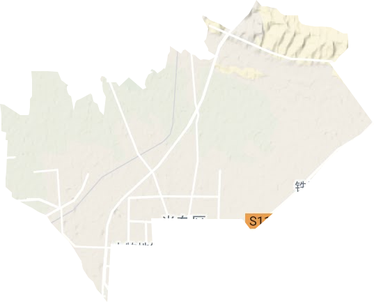 古牧地镇地形图