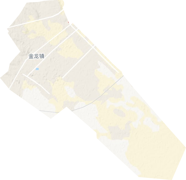 金龙镇街道地形图