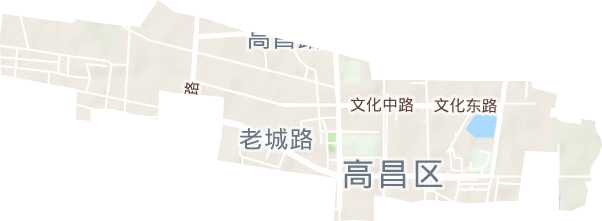 老城街道地形图