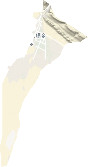 二堡乡地形图
