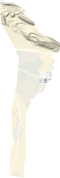 三堡乡地形图
