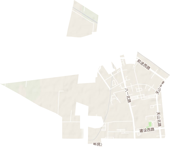 丽园街道地形图
