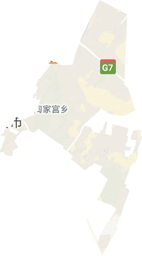 陶家宫镇地形图