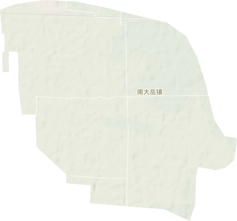 南大岳镇地形图