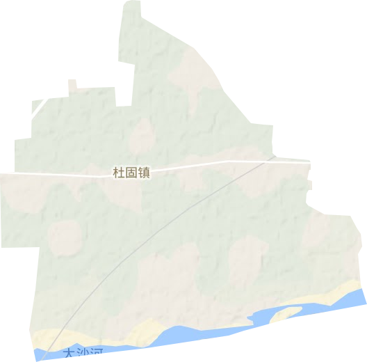杜固镇地形图