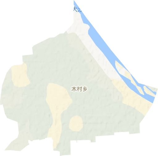 木村乡地形图