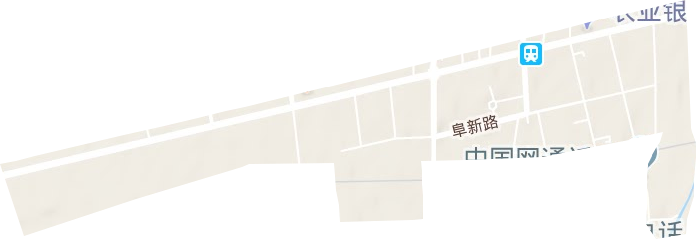 阜新街办事处地形图