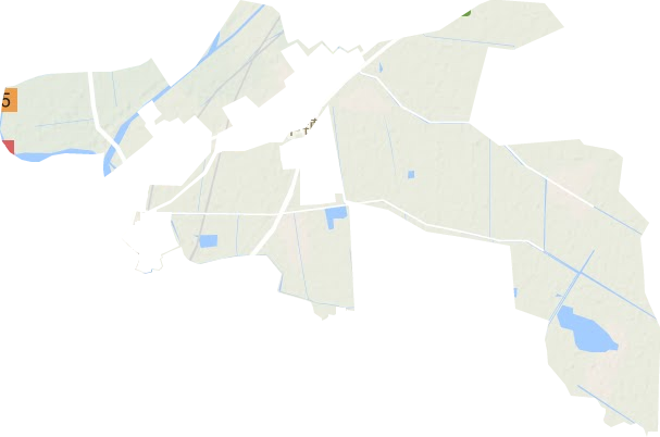汉沽管理区汉丰镇地形图