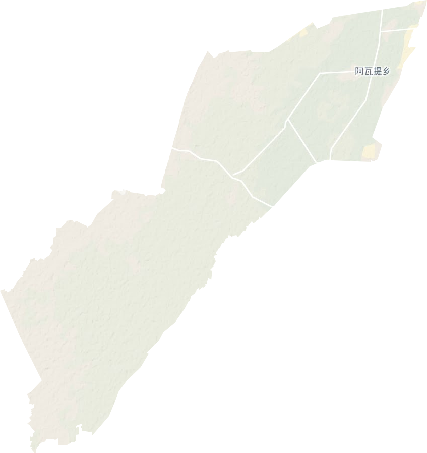 阿瓦提乡地形图