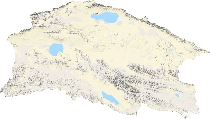 祁曼塔克乡地形图