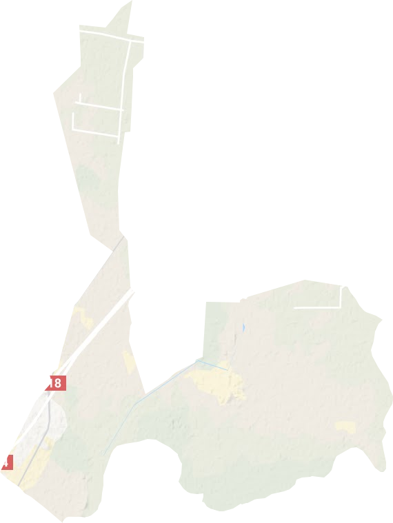 王家庄牧场地形图
