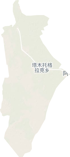 塔木托格拉克乡地形图