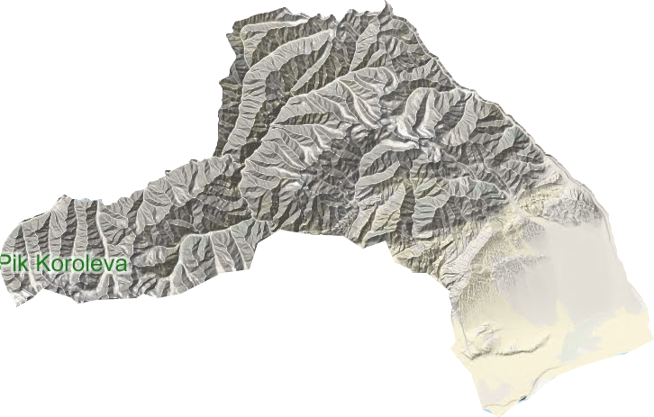 库兰萨日克乡地形图