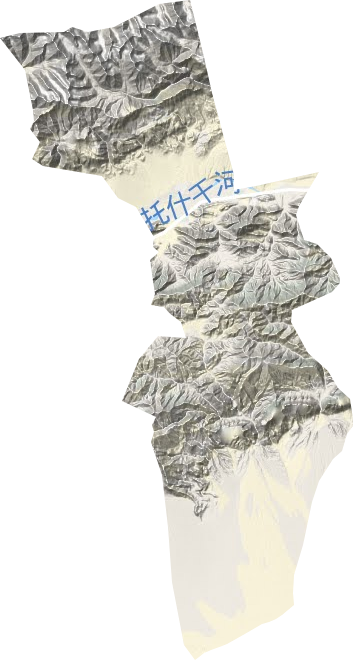 苏木塔什乡地形图