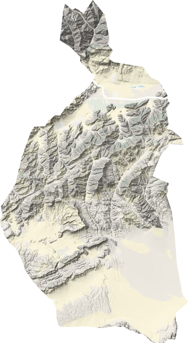 哈拉奇乡地形图