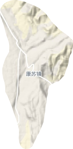 康苏镇地形图