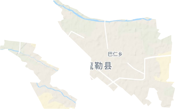 疏勒镇地形图