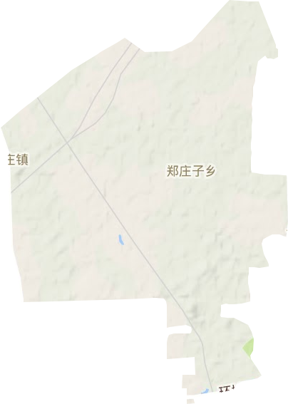 郑庄子镇地形图