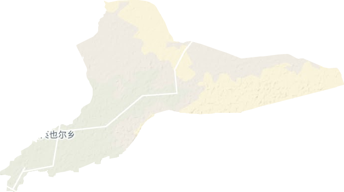 英也尔乡地形图
