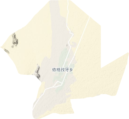 依格孜也尔乡地形图