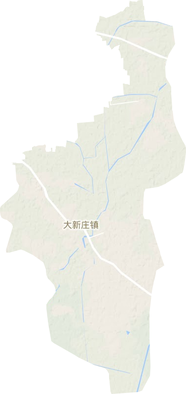 大新庄镇地形图