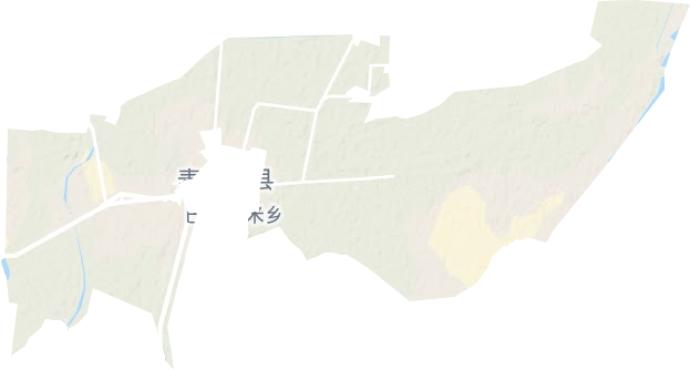 巴扎结米乡地形图