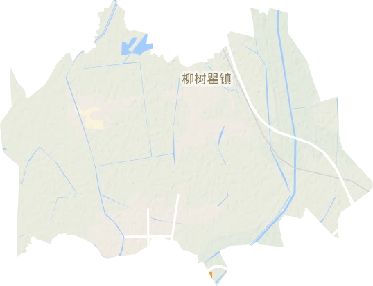 柳树酄镇地形图