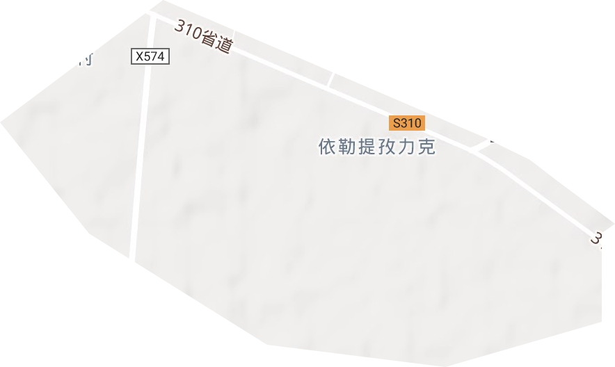 岳普湖县大畜场地形图