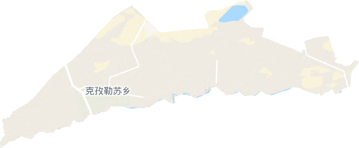 克孜勒苏乡地形图