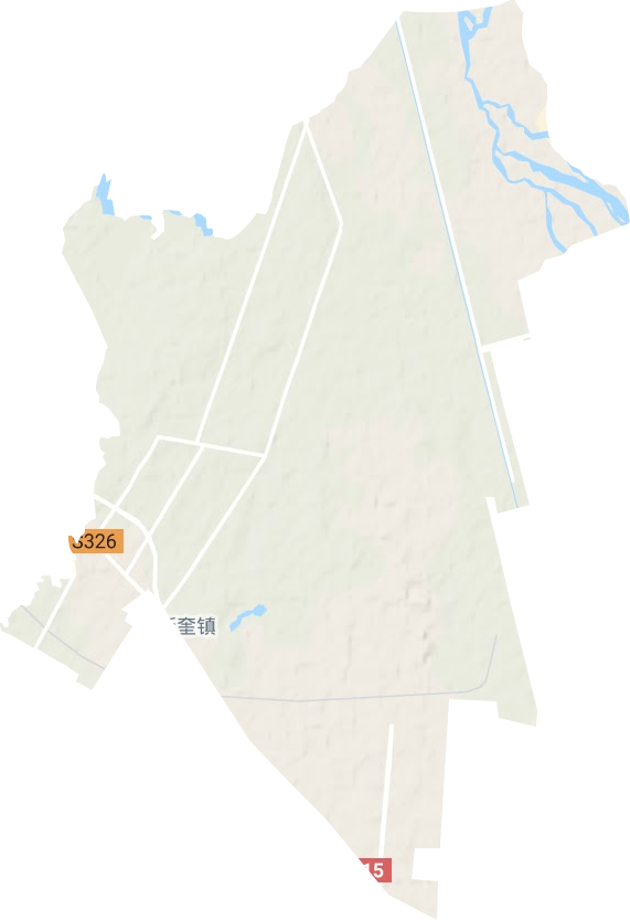 拉斯奎镇地形图
