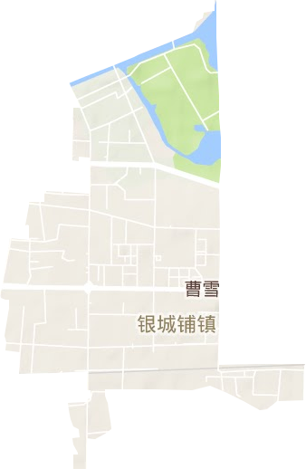 燕山路街道地形图