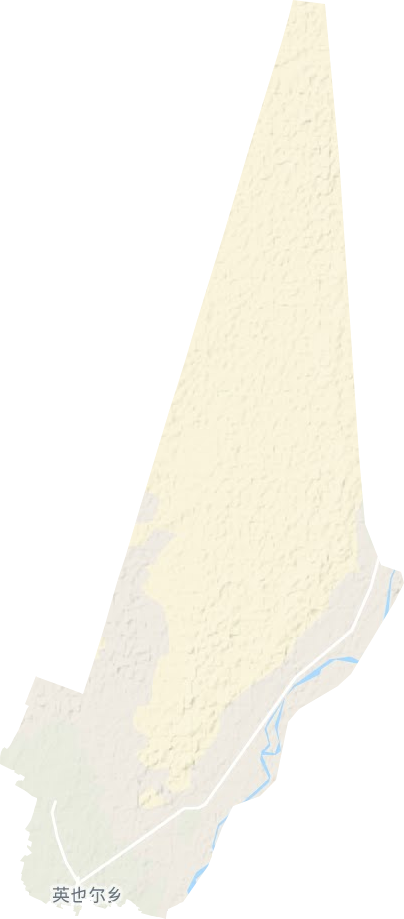 英也尔乡地形图