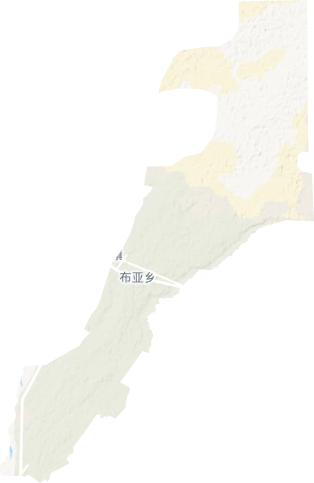 布亚乡地形图
