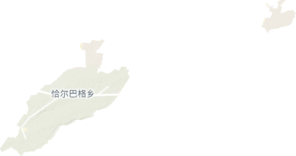 恰尔巴格乡地形图