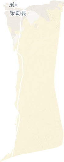 策勒镇地形图