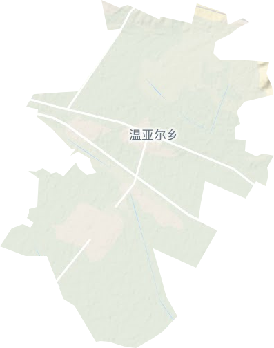 温亚尔乡地形图