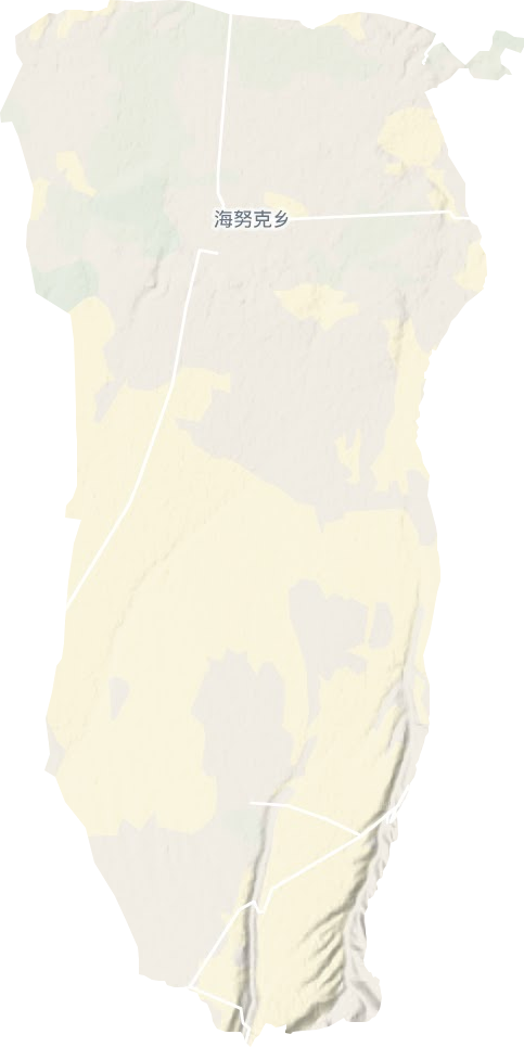 海努克乡地形图