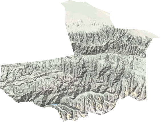 阿勒玛勒乡地形图