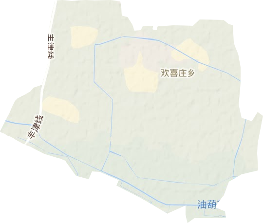 欢喜庄乡地形图
