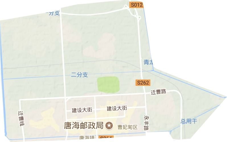 唐海镇地形图