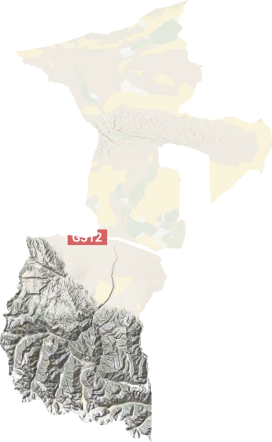 古尔图镇地形图