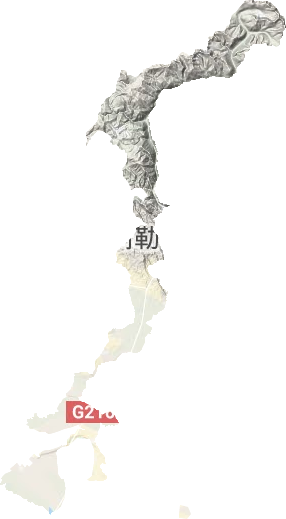 阿苇滩镇地形图