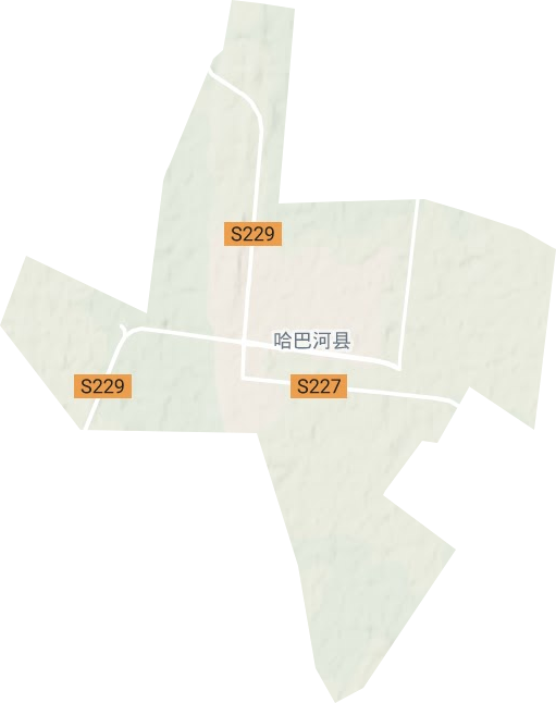 阿克齐镇地形图