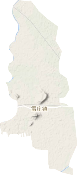 雷庄镇地形图