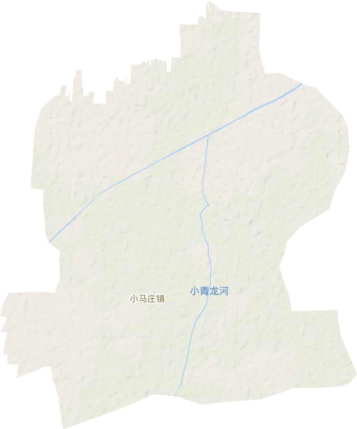 小马庄镇地形图