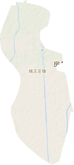 姚王庄镇地形图
