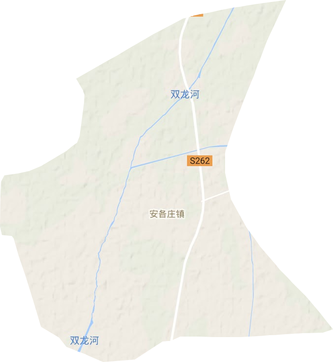 安各庄镇地形图