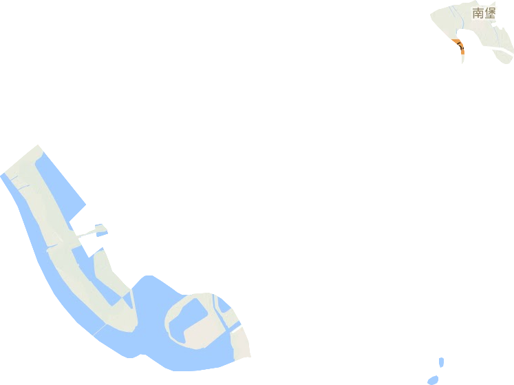 南堡镇地形图