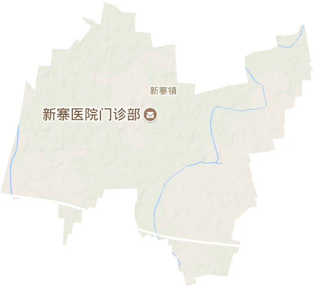 新寨镇地形图